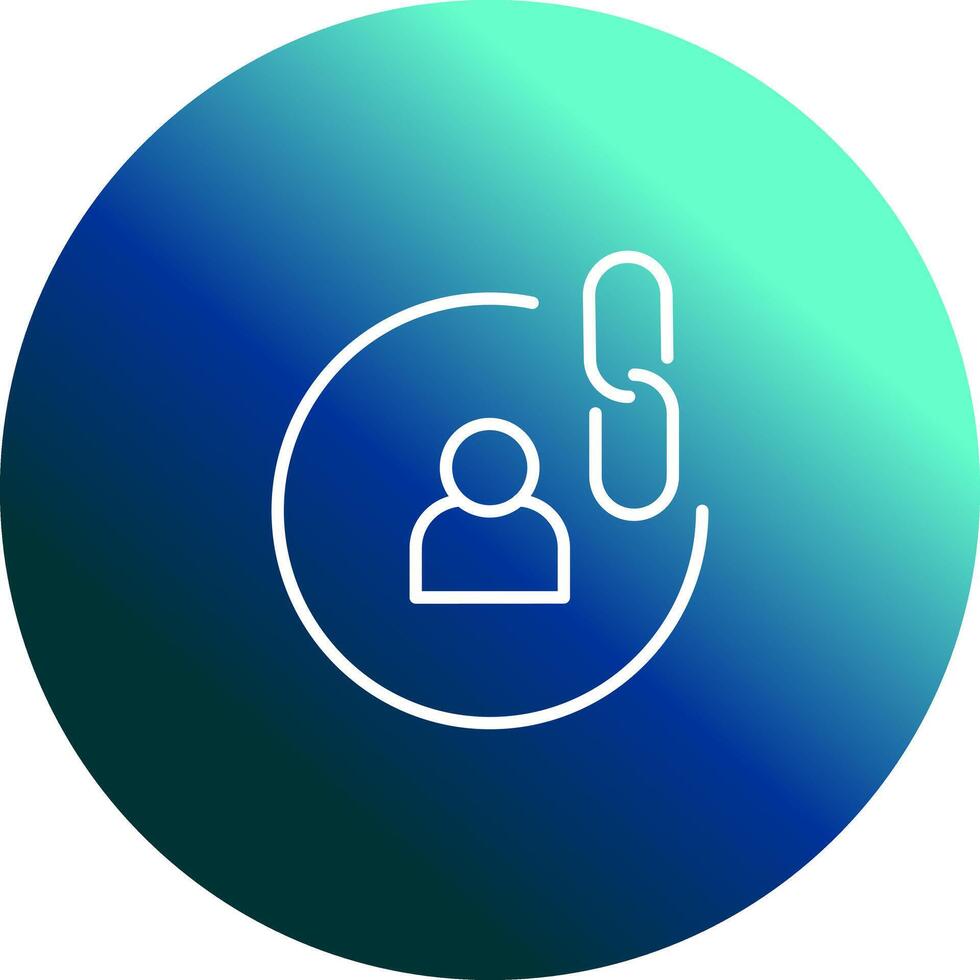 Contact Links Icon Design vector