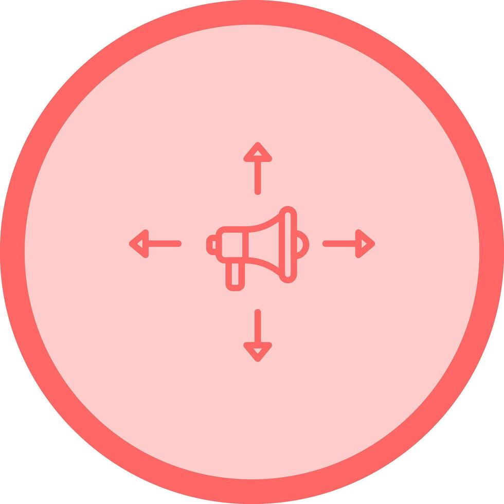 Ad Campaign Icon Design vector