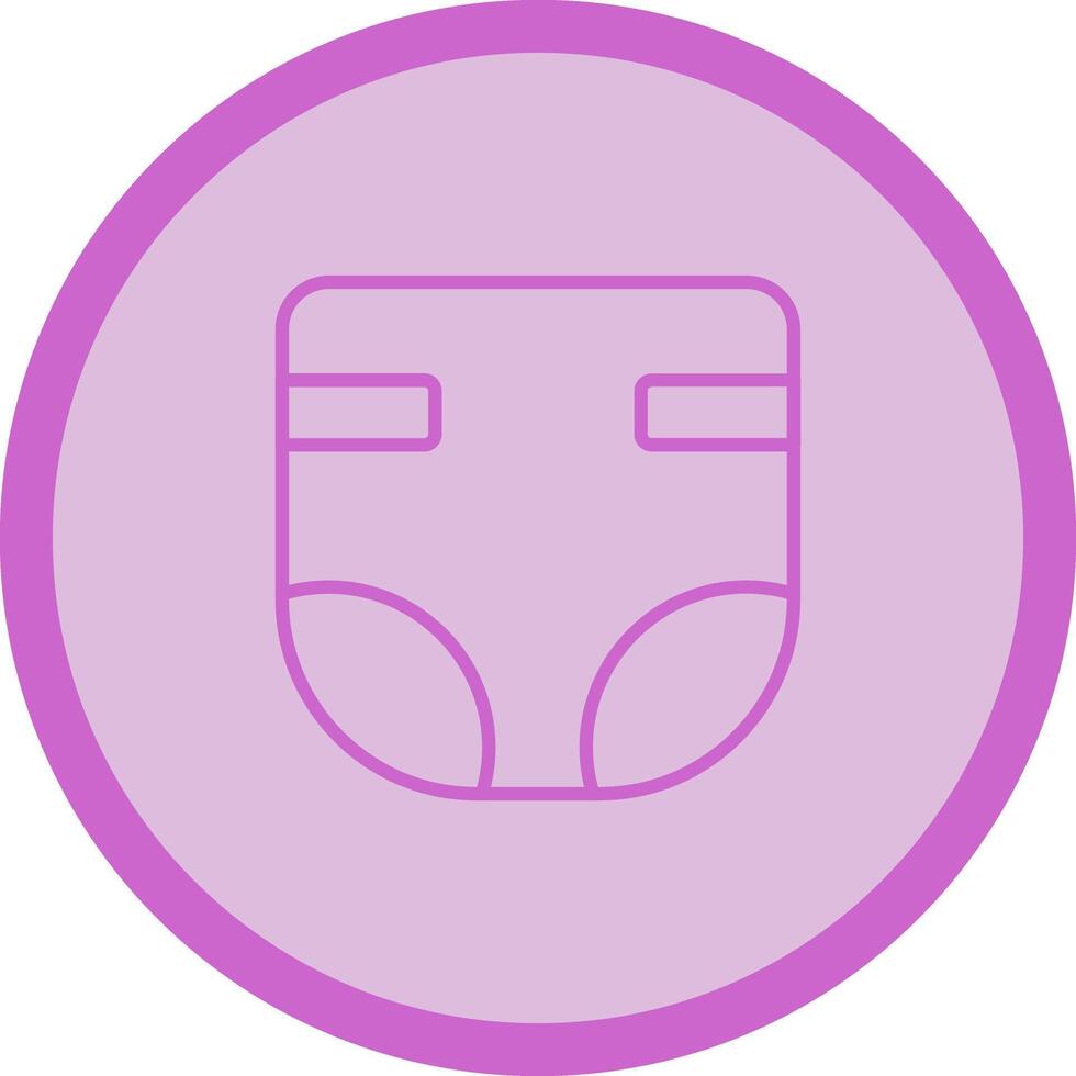 Diaper Changing Icon Design vector