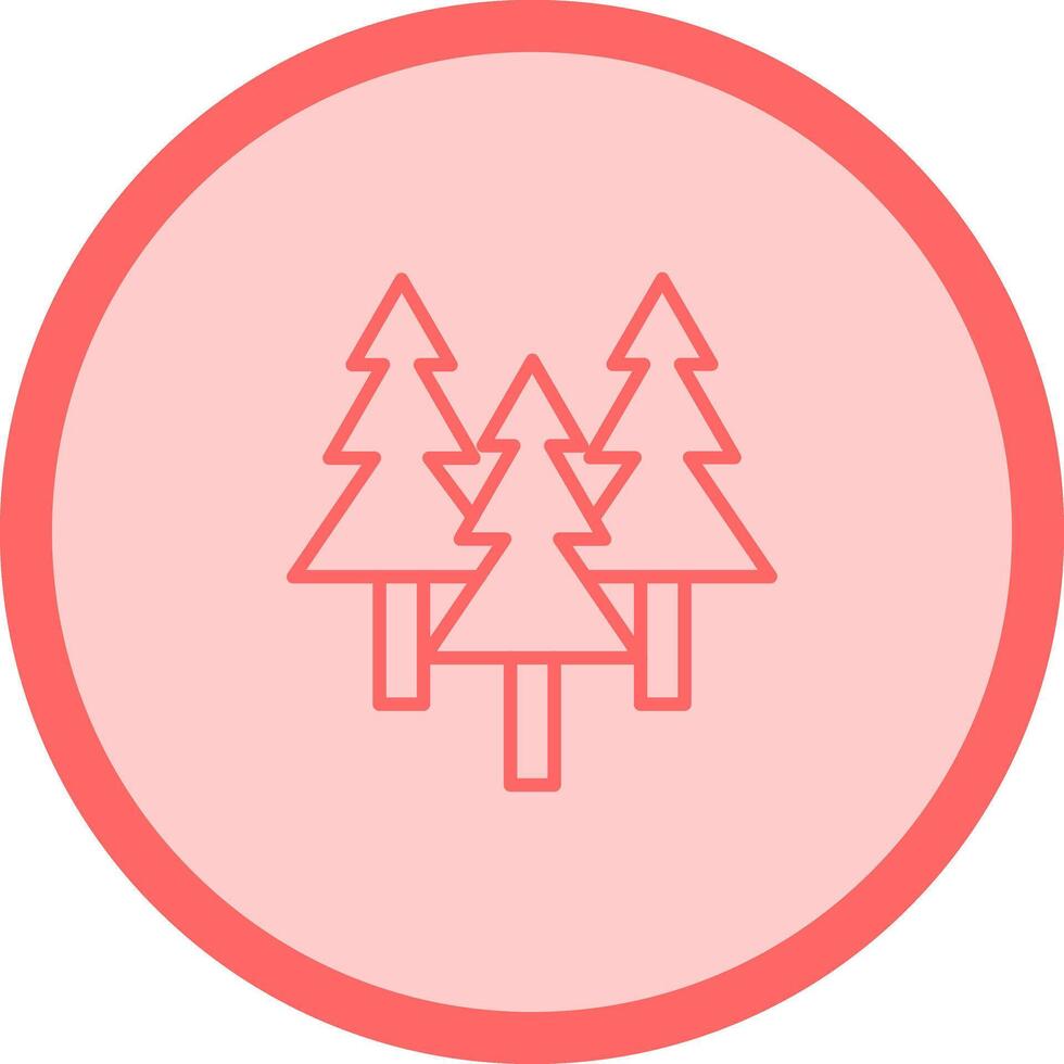 Evergreen Tree Icon Design vector
