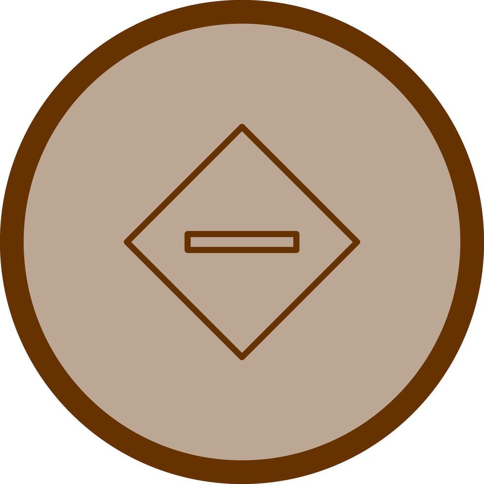Minus Sign Icon Design vector