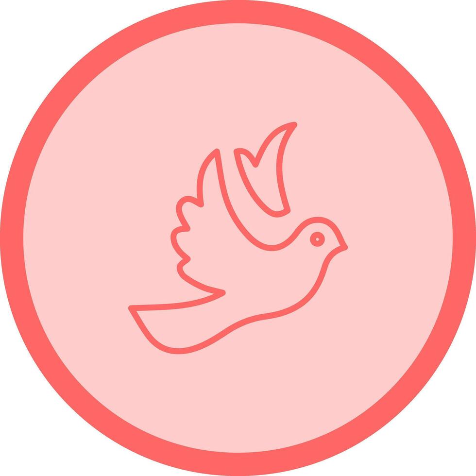 Dove of Peace Icon Design vector