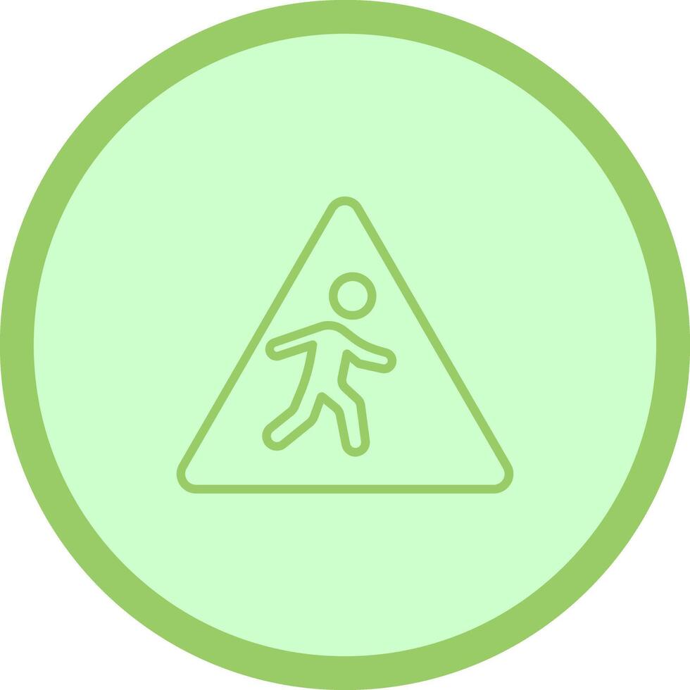 Children Crossing Icon Design vector