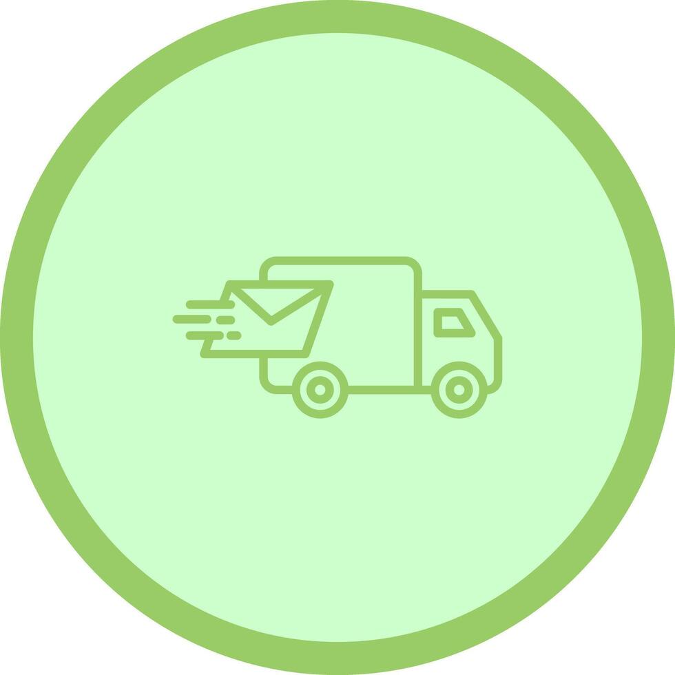 Mail Truck Icon Design vector