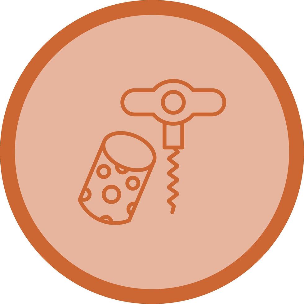 Wine Cork Icon Design vector