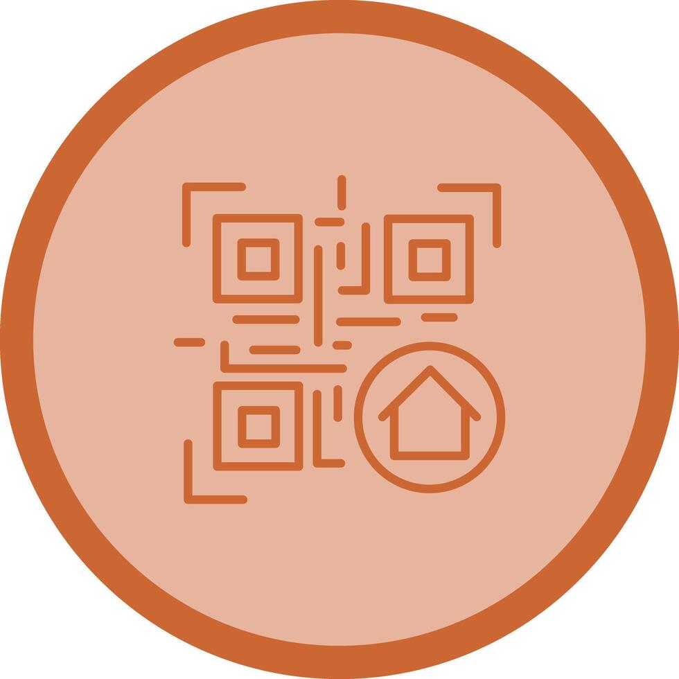 QR Code Menu Icon Design vector