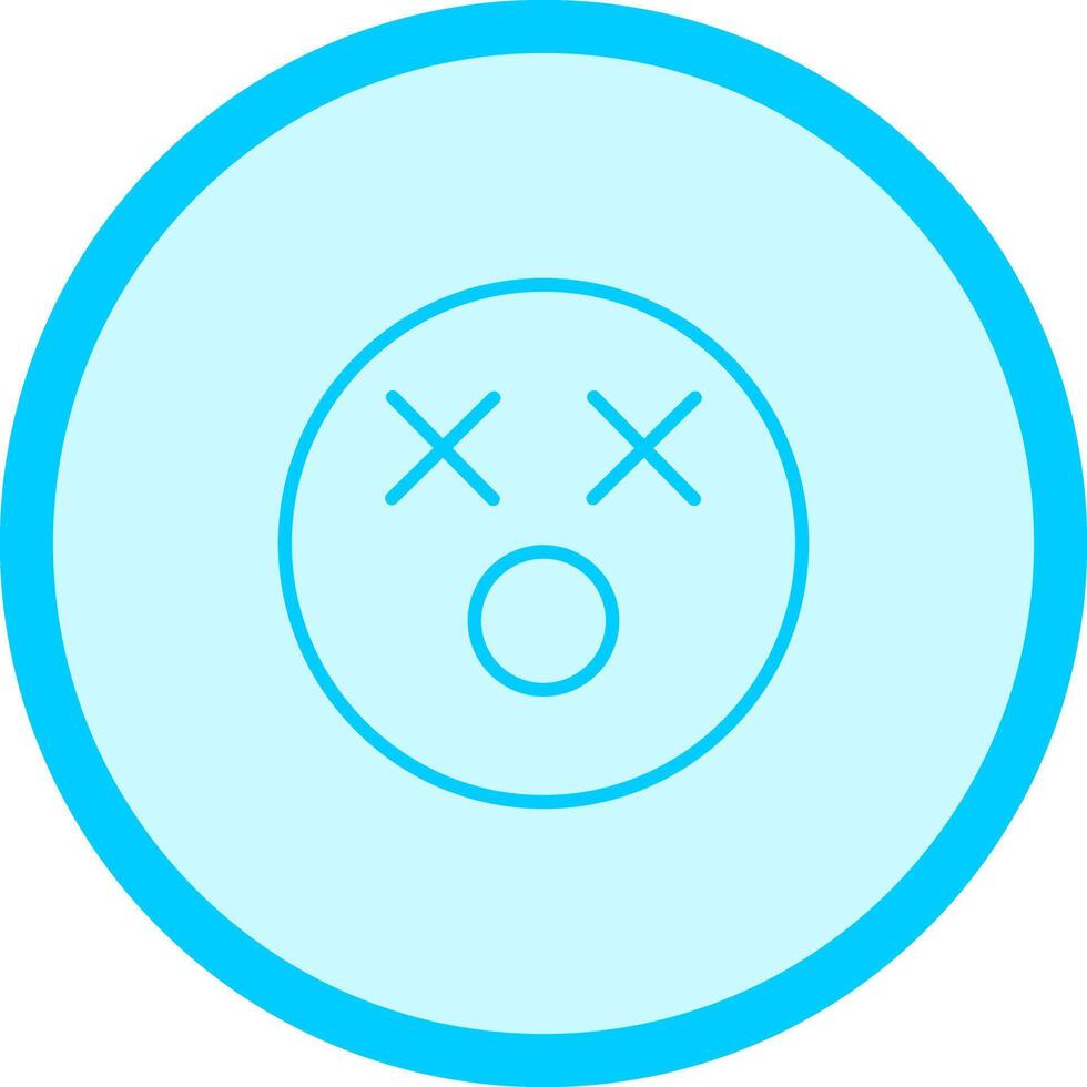 Dizzy Face Icon Design vector