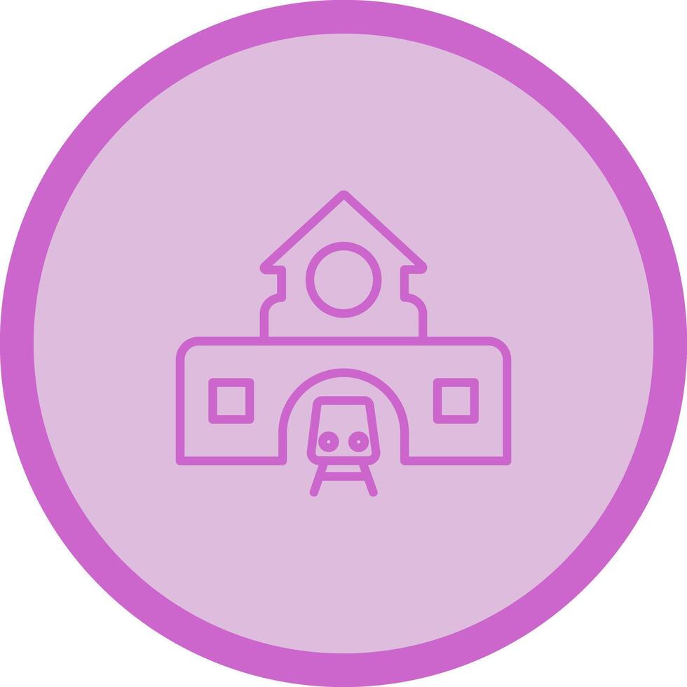 Train Station Icon Design vector