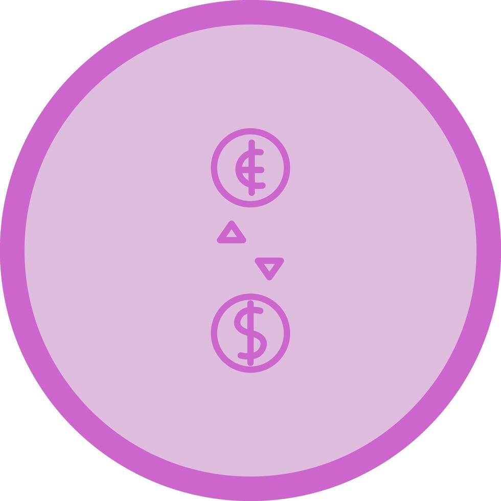 Currency Exchange Icon Design vector