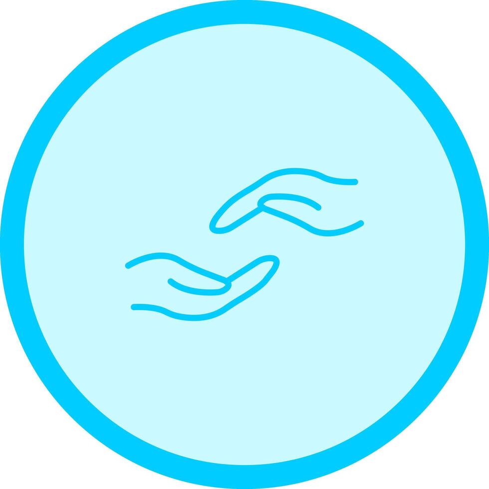 Supportive Hand Icon Design vector