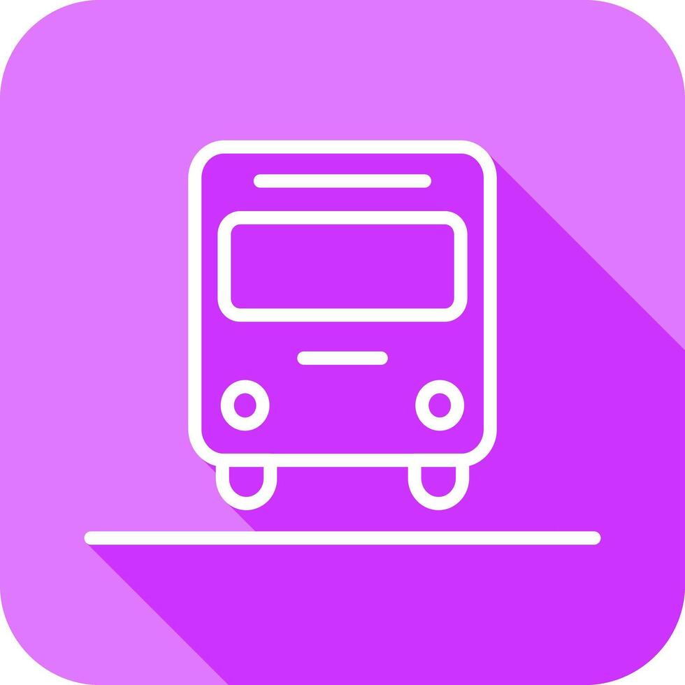 Oncoming Bus Icon Design vector