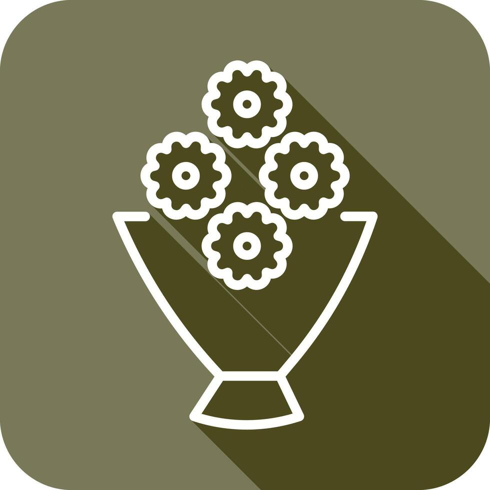 Flower Bouquet Icon Design vector