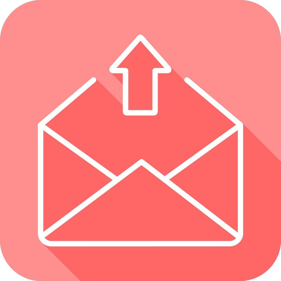 Outbox Icon Design vector