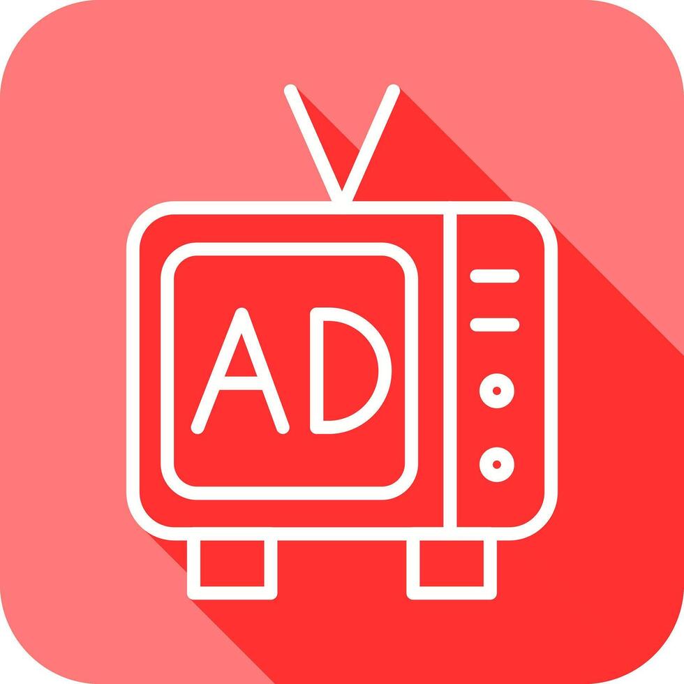 TV Commercial Icon Design vector