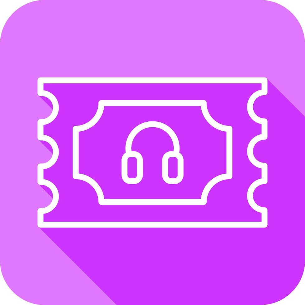 Support Ticket Icon Design vector