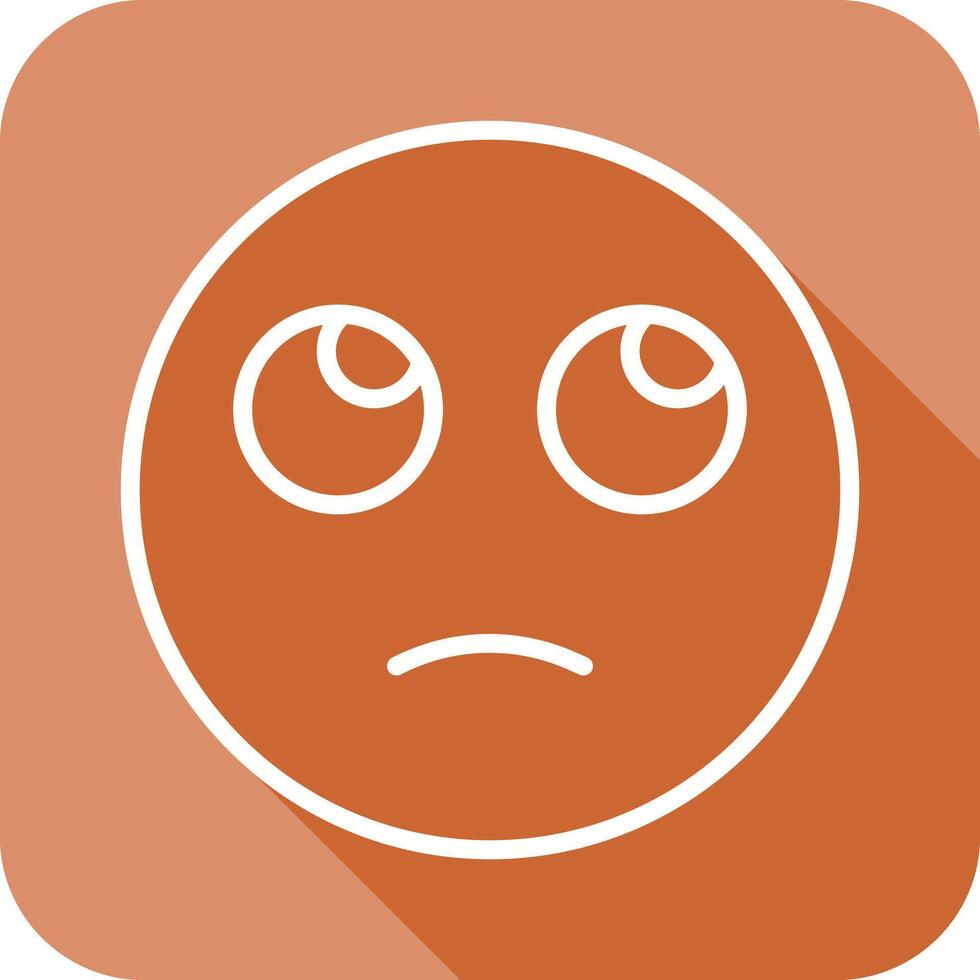 Face with Rolling Eyes Icon Design vector