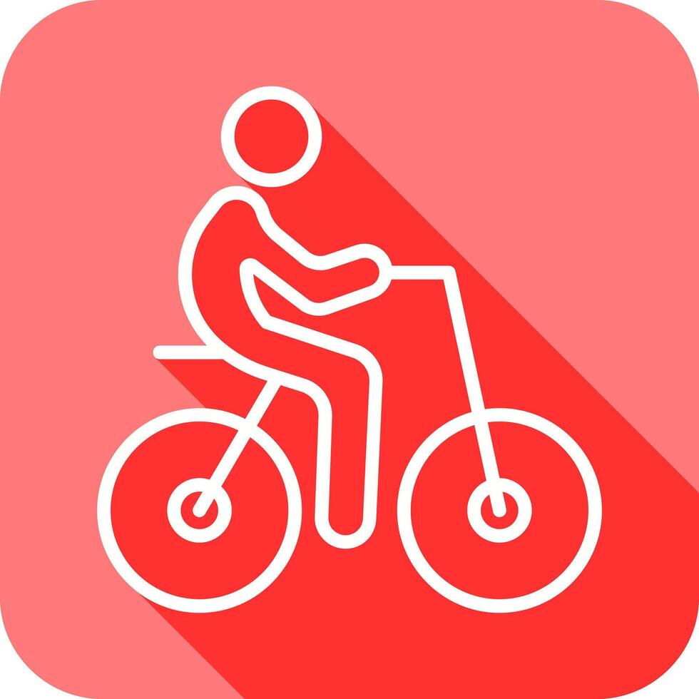 Person Biking Icon Design vector
