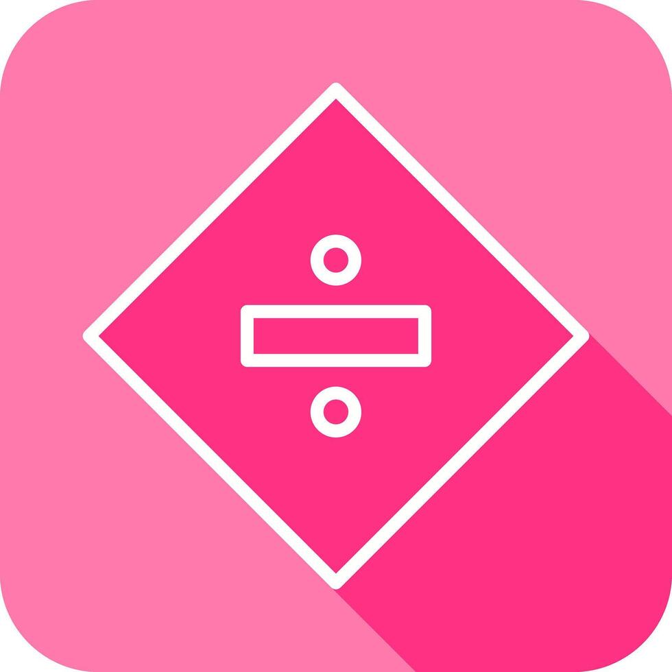 Division Sign Icon Design vector