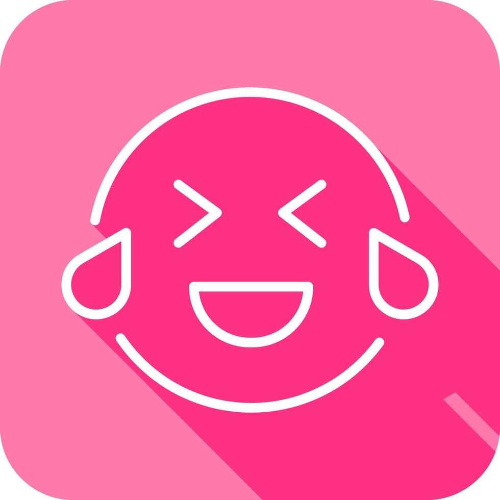 Face with Tears of Joy Icon Design vector