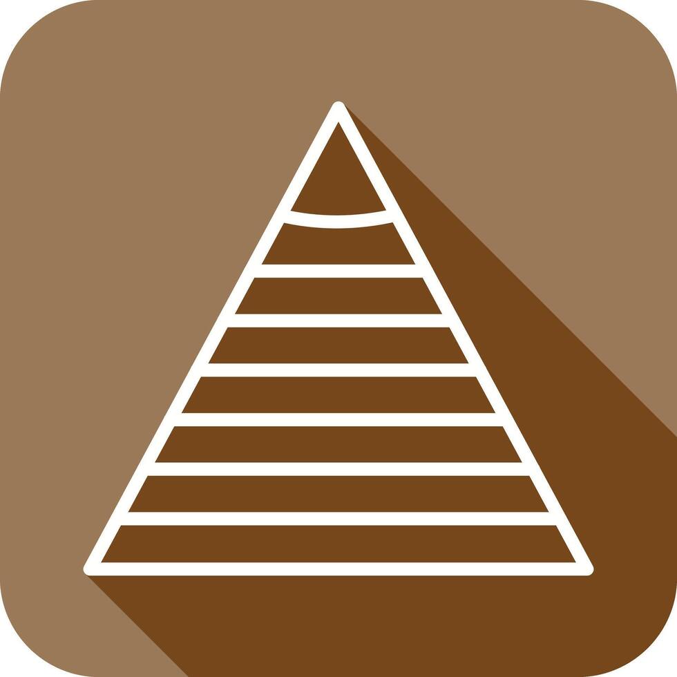 Pyramid Graph Icon Design vector