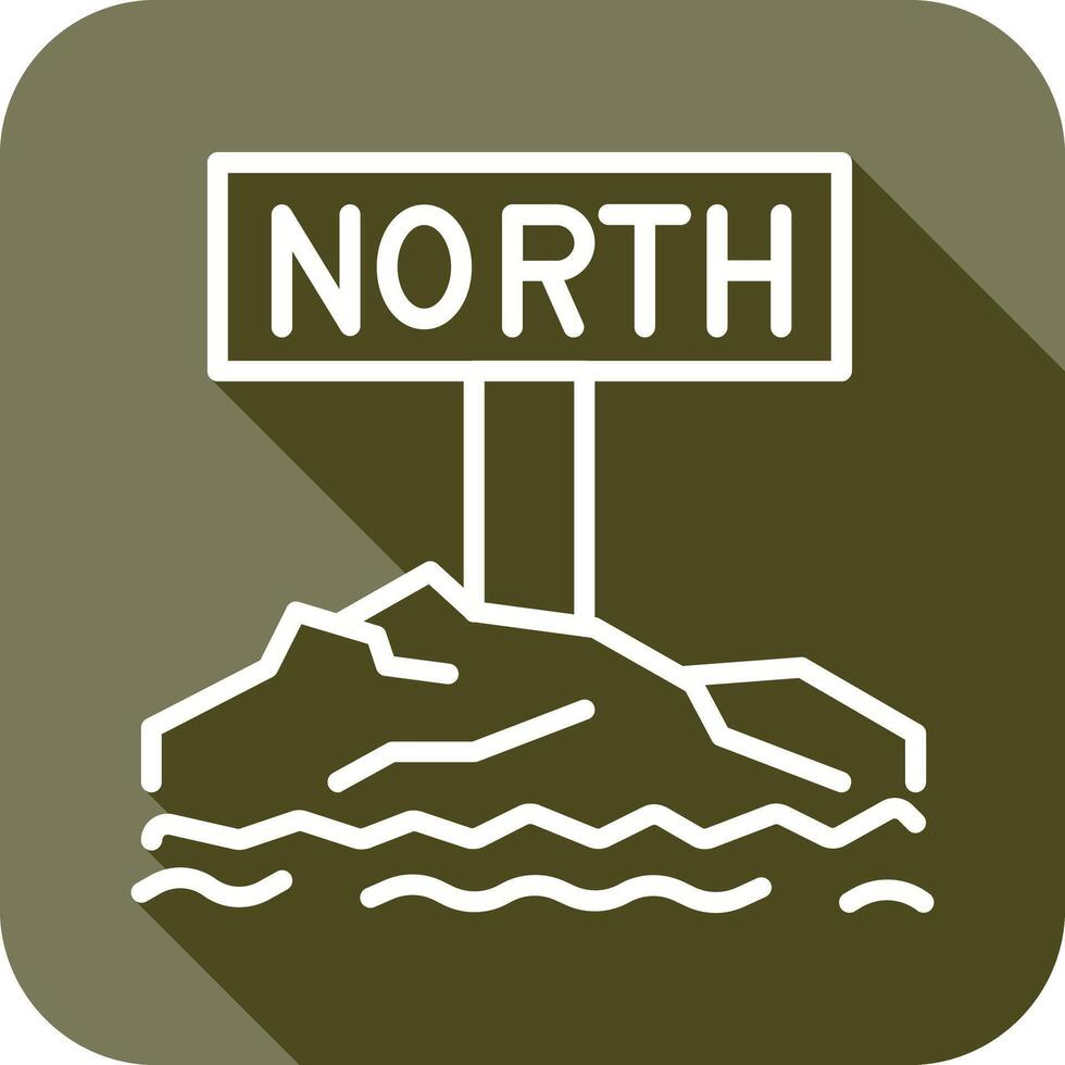 Northpole Icon Design vector