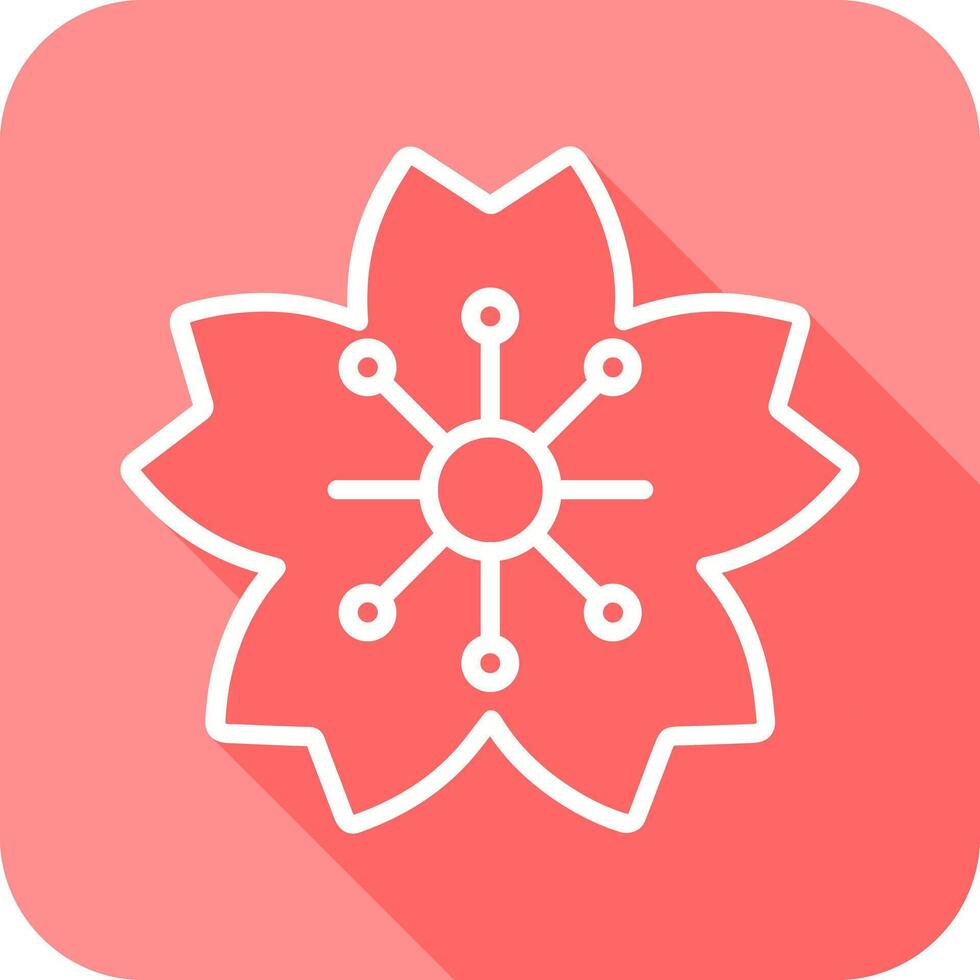 Cherry Blossom Icon Design vector
