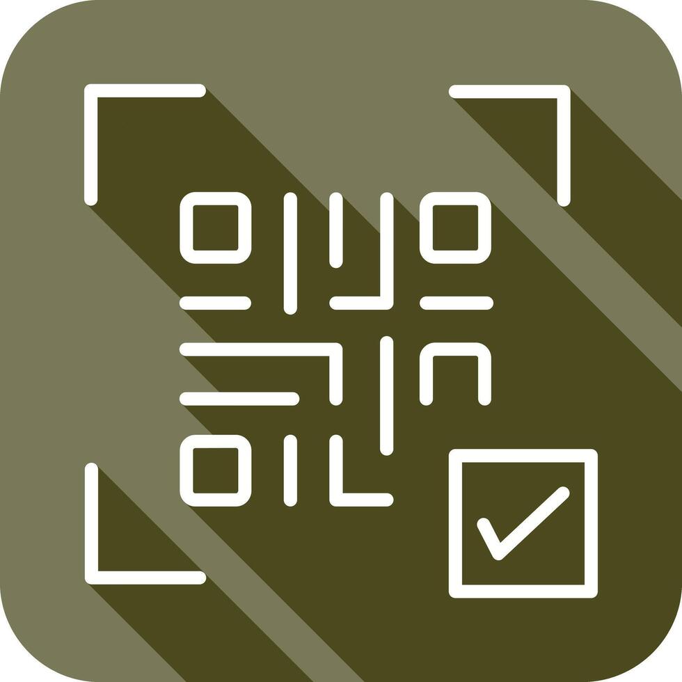 QR Code Link Icon Design vector