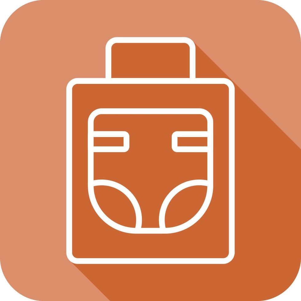 Diaper Bag Icon Design vector