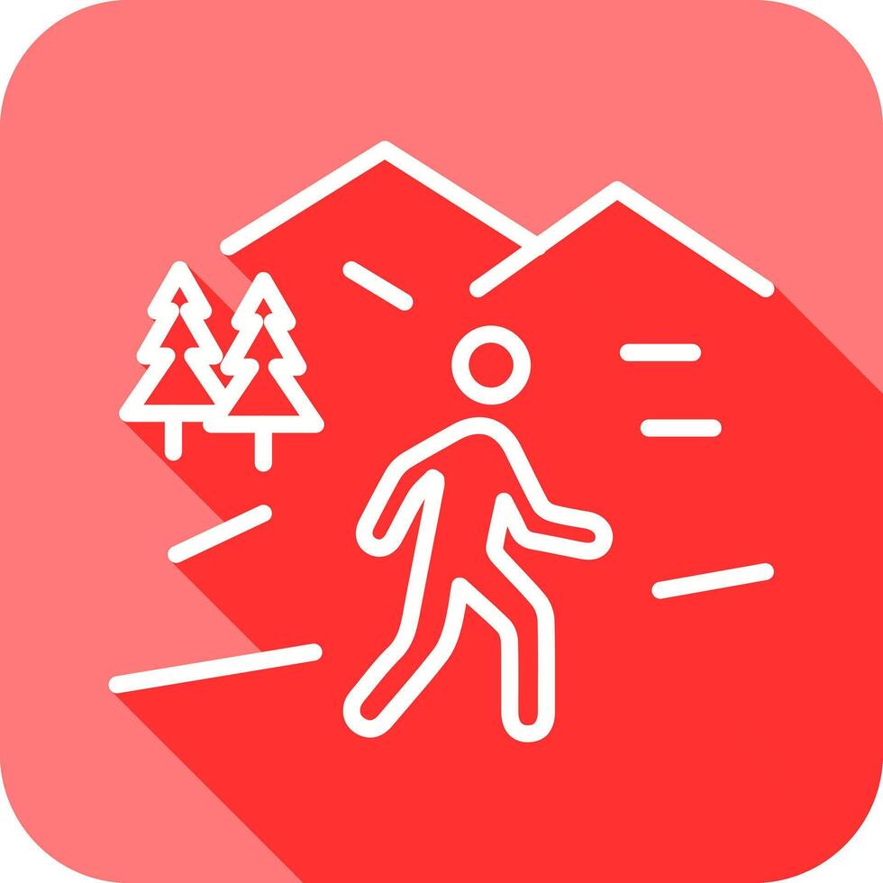 Nature Walk Icon Design vector