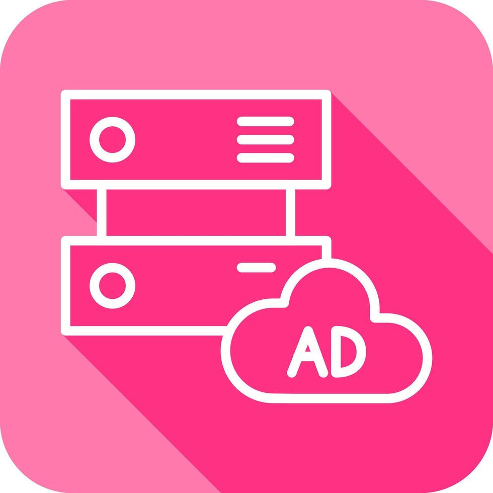 Ad Server Icon Design vector