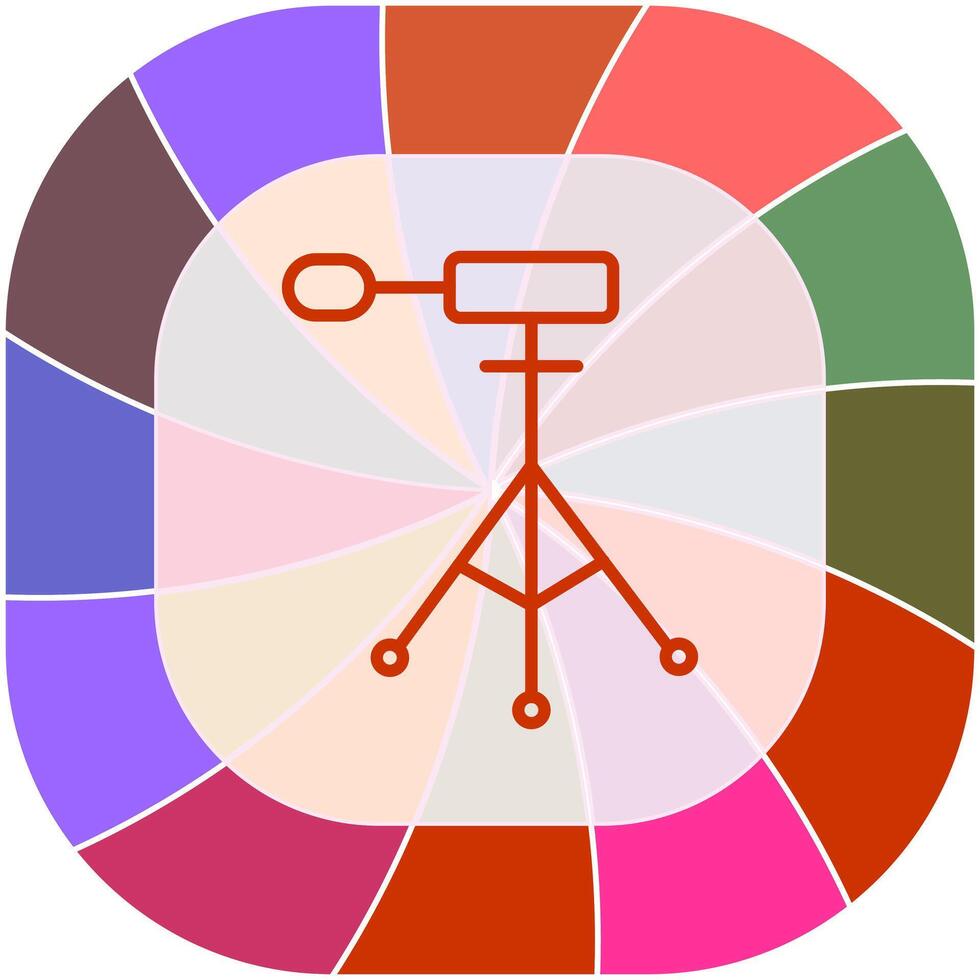 Tripod Tools Icon Design vector