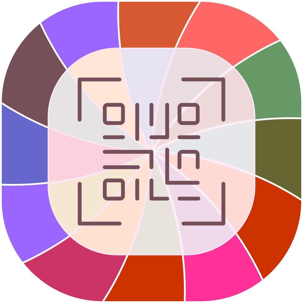 QR Code Generator Icon Design vector