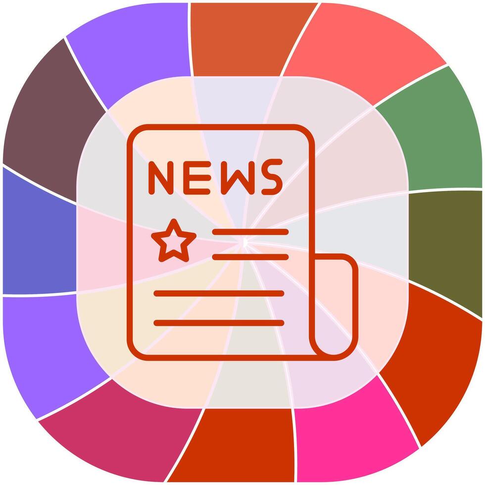 News Headlines Icon Design vector