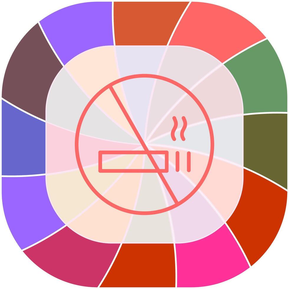 No Smoking Sign Icon Design vector