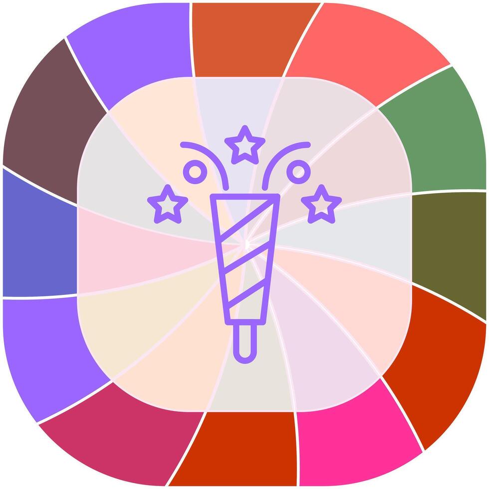 Popper Icon Design vector