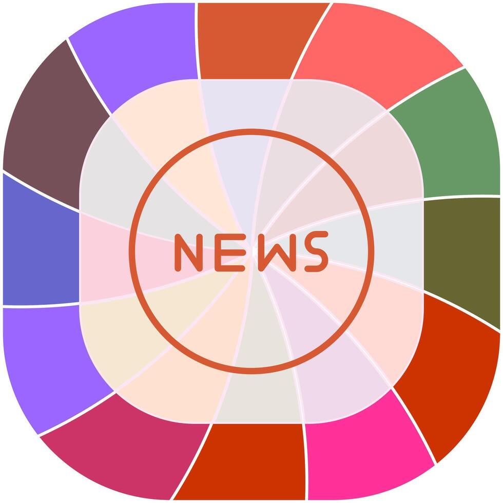 News Icon Icon Design vector