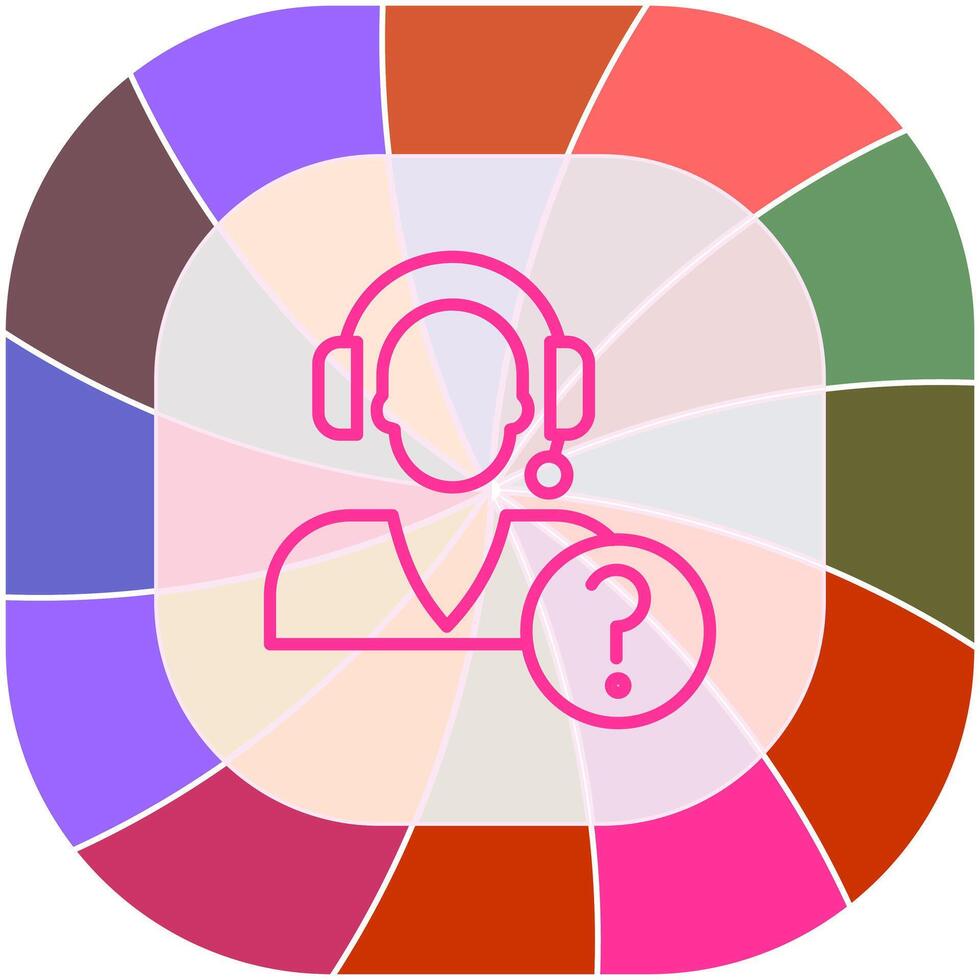Help Request Icon Design vector
