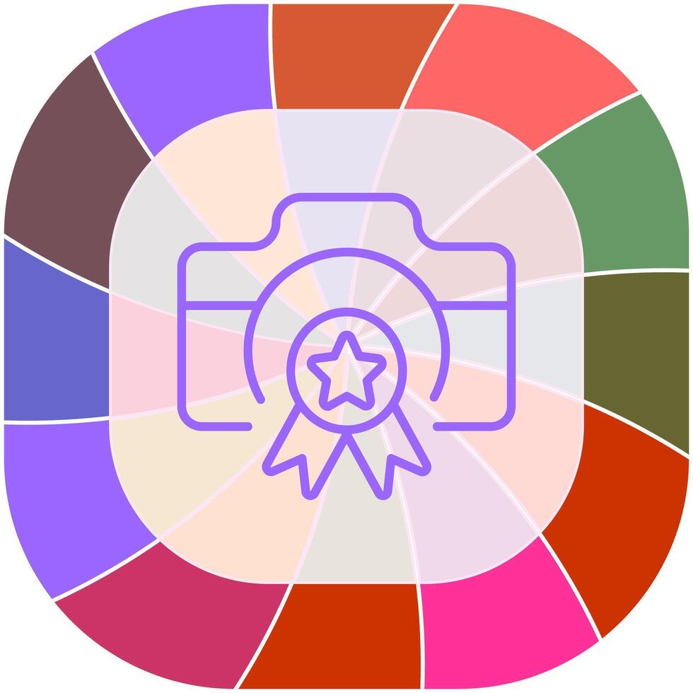Photography Awards Icon Design vector