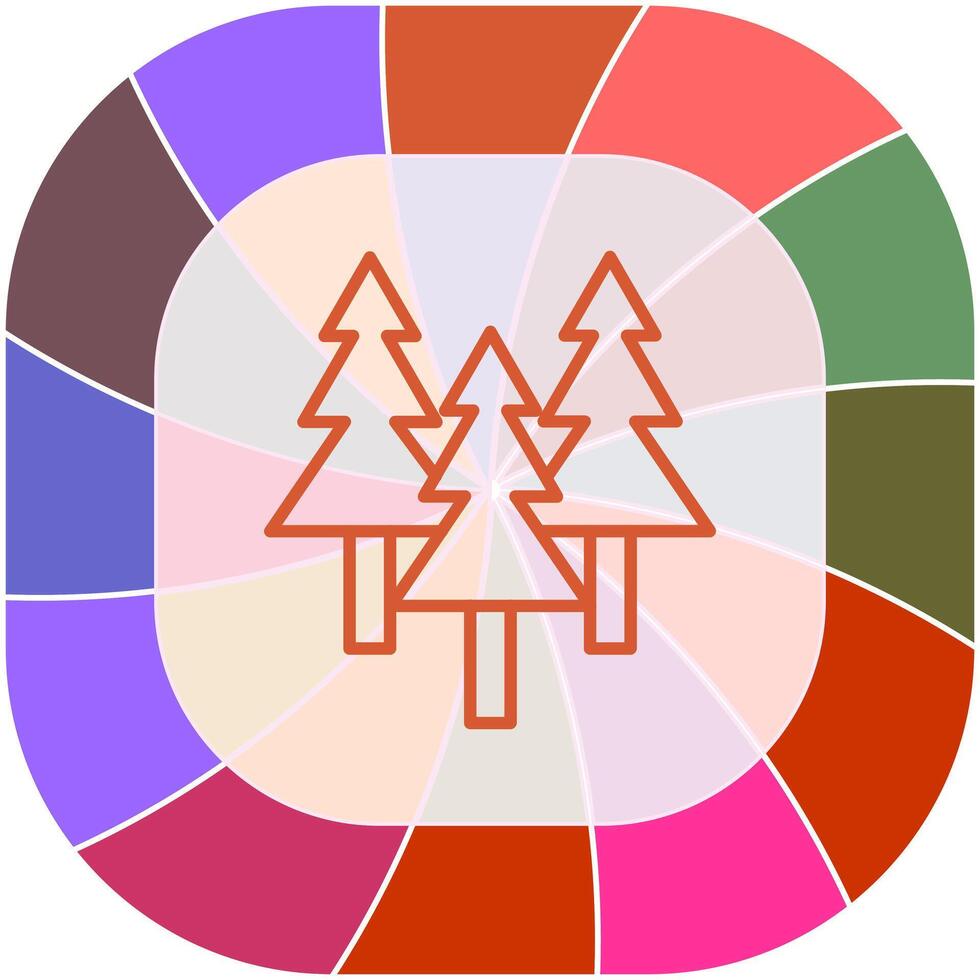 Evergreen Tree Icon Design vector