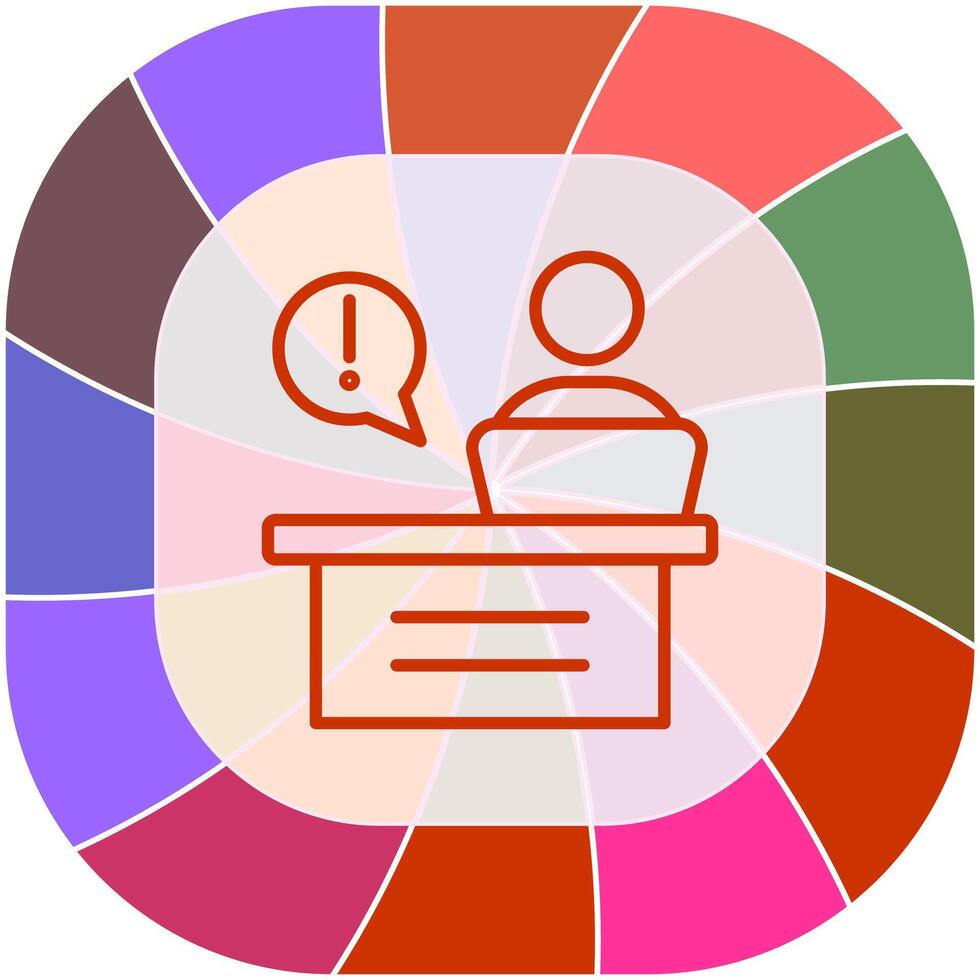 Service Desk Icon Design vector