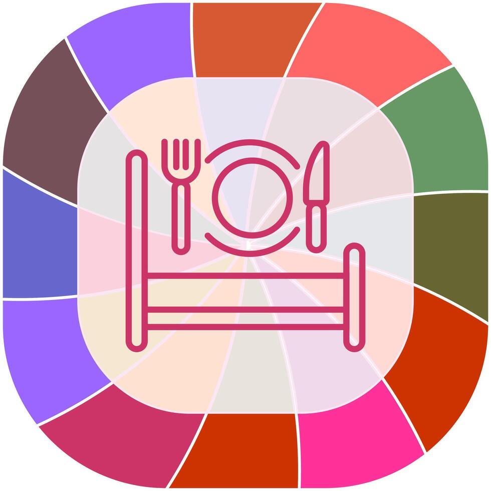 Breakfast in Bed Icon Design vector