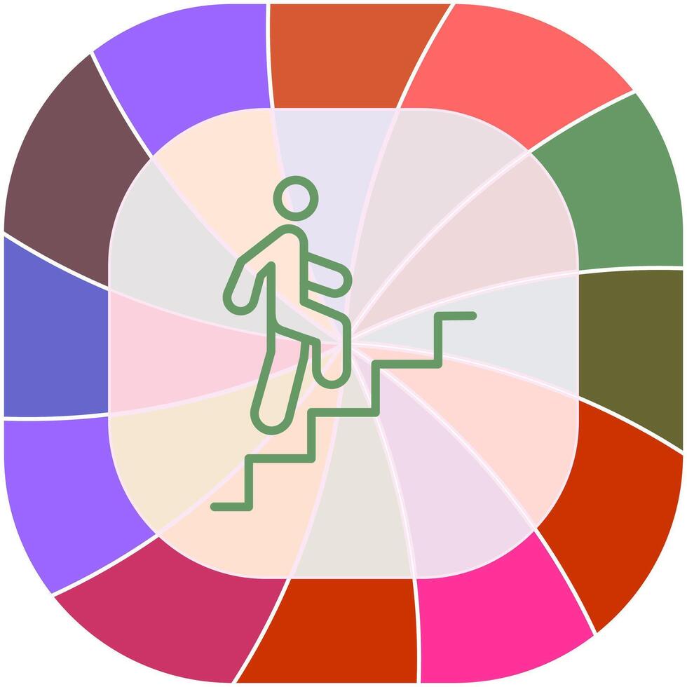 Career Ladder Icon Design vector