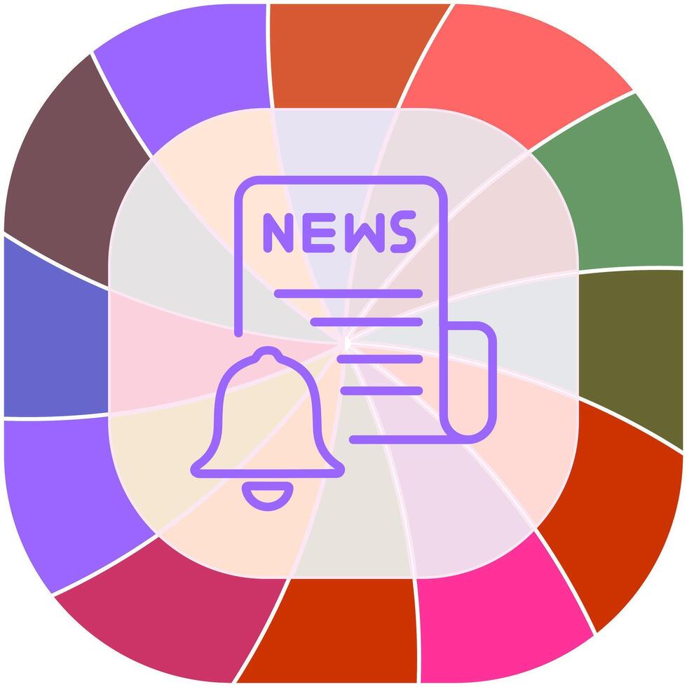 News Update Icon Design vector