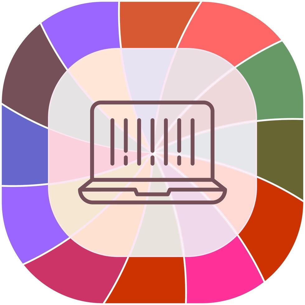 Barcode Reader App Icon Design vector