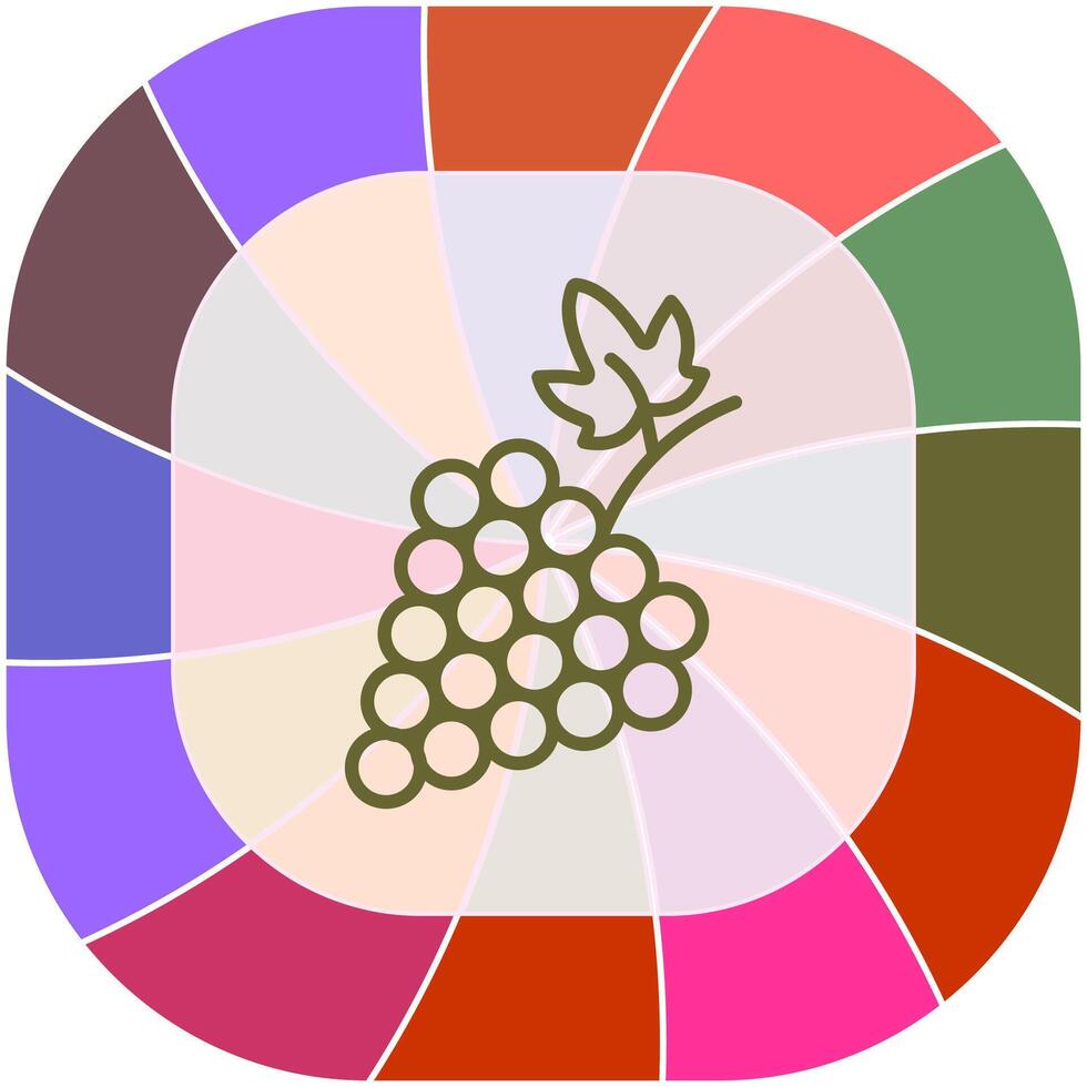 Grapes Icon Design vector