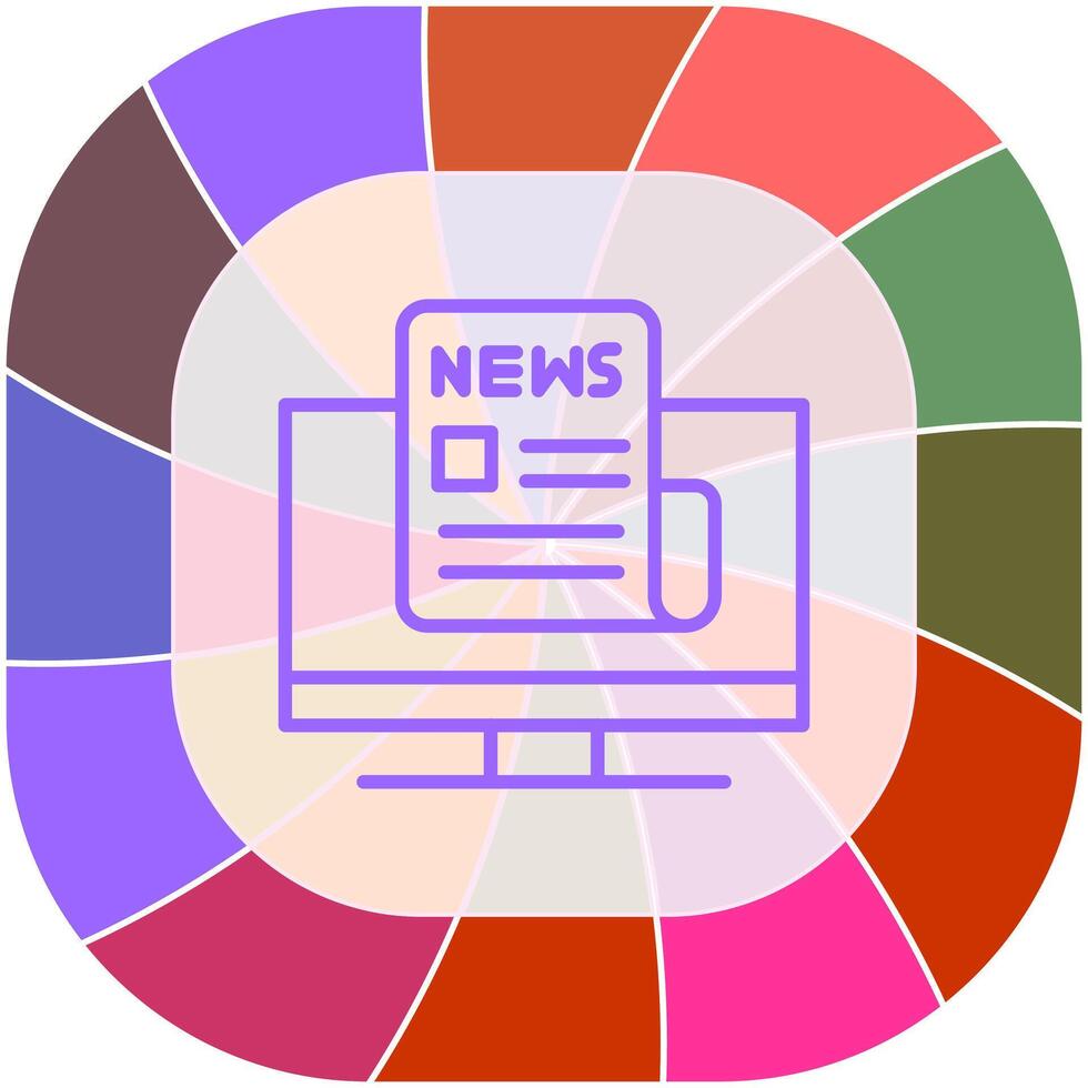 News Report Icon Design vector