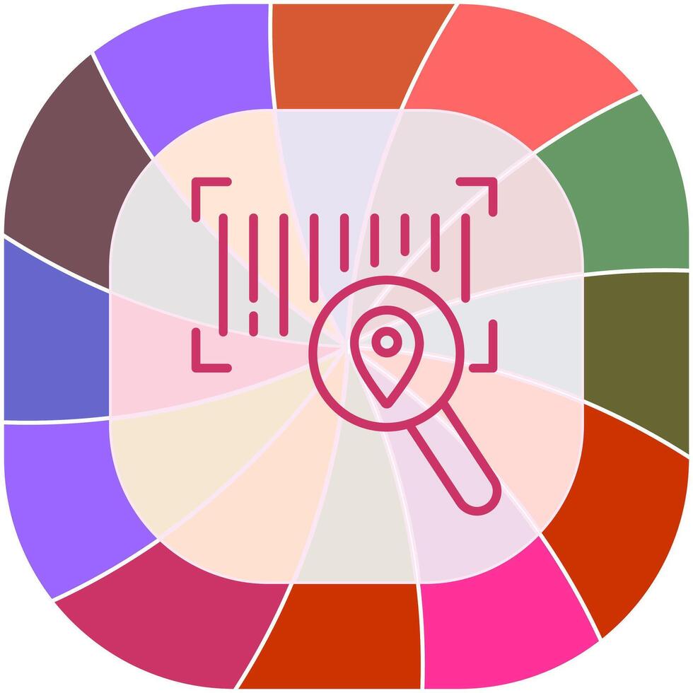 Barcode Tracking Icon Design vector