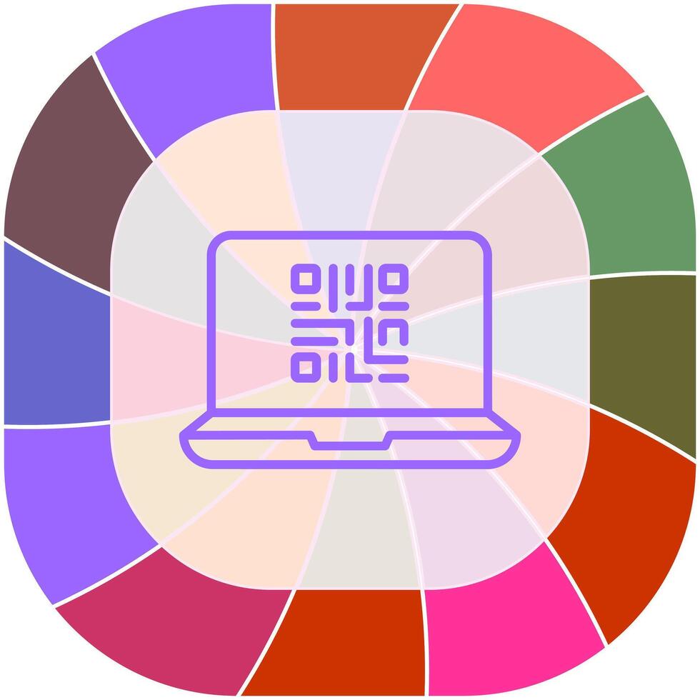 QR Code Scanner App Icon Design vector