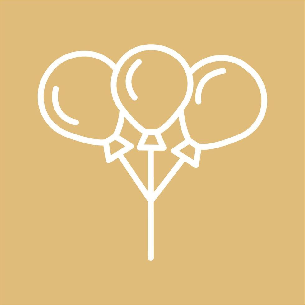 Balloons Icon Design vector
