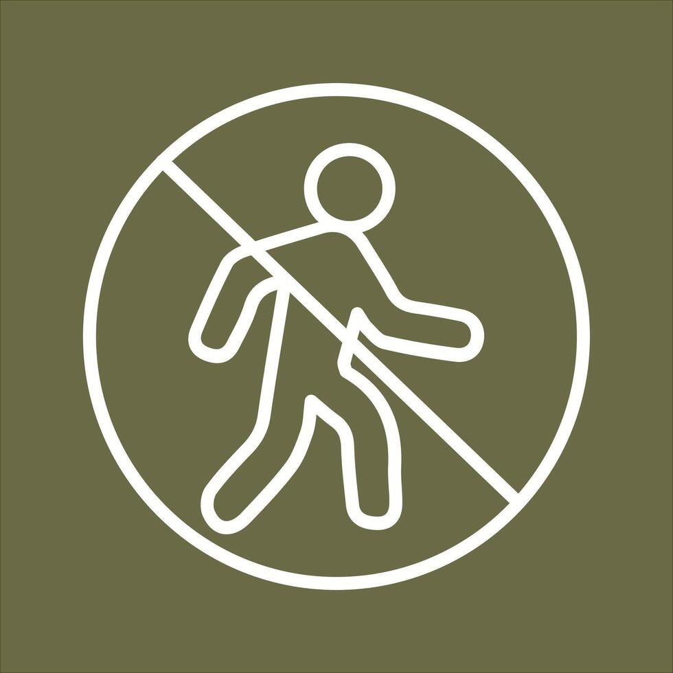 No Entry Sign Icon Design vector